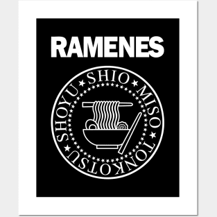 RAMENES (for dark backgrounds) Posters and Art